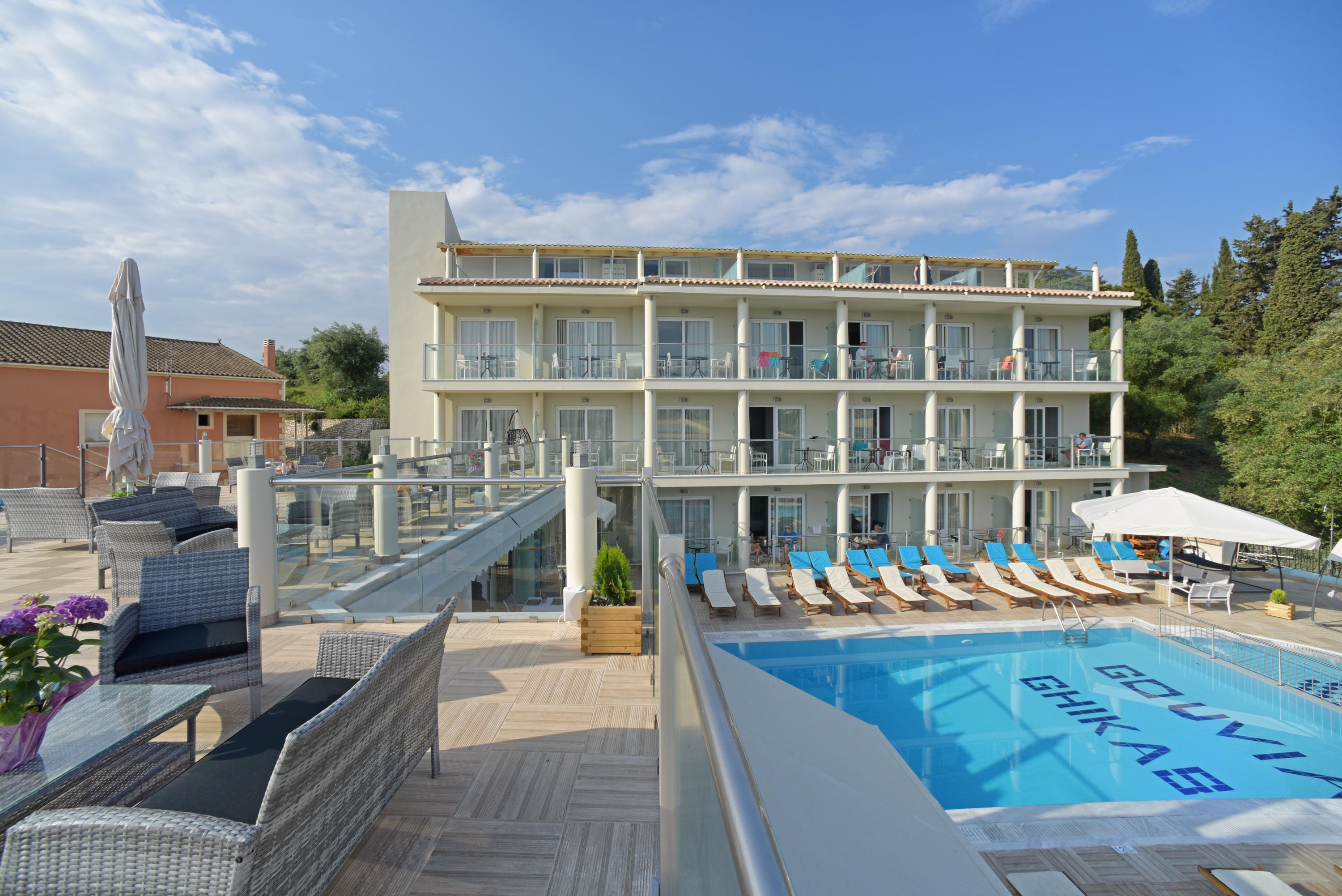 Palapart Gikas Suites And Studios Gouvia Bagian luar foto