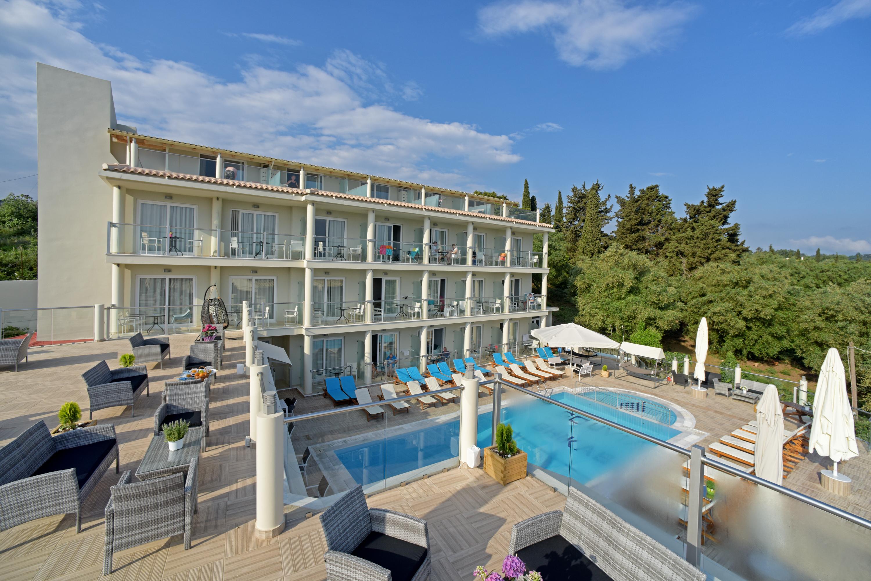 Palapart Gikas Suites And Studios Gouvia Bagian luar foto
